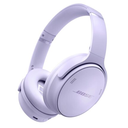 Bose QuietComfort Bluetooth Headphones, Wireless Headphones with Active Over Ear Noise Cancelling and Mic, Deep Bass, Up to 24 Hours of Playtime, Chilled Lilac - Limited Edition Color