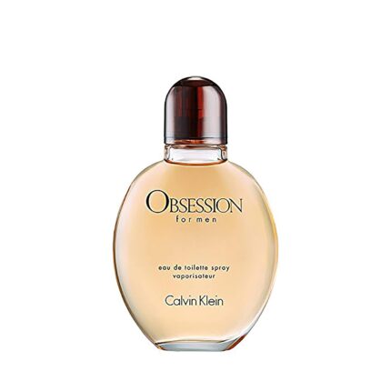 Calvin Klein Obsession for Men Eau de Toilette – Ambery Men's Cologne – With Notes of Bergamot, Mandarin, Lavender & Musk – Long Lasting Fragrance