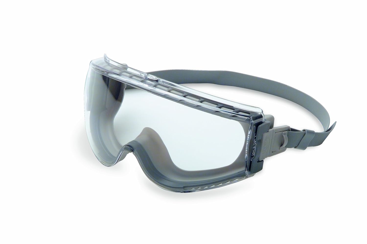 41Dqj453HoL._SL1500_.jpg Honeywell UVEX Stealth Safety Goggles with Clear Uvextreme Anti-Fog Lens, Gray Body & Neoprene Headband (S3960C), Universal - Image 1