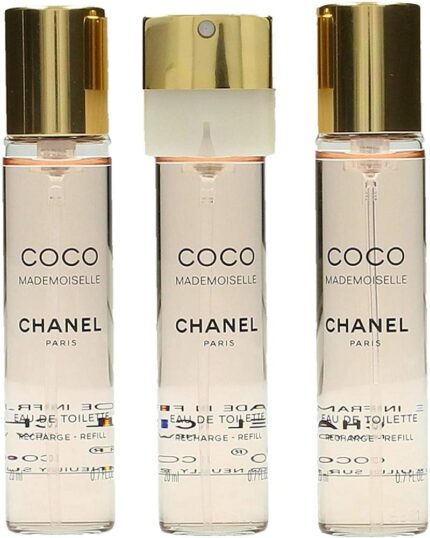 Chanel - Coco Mademoiselle Twist & Spray Eau De Toilette Refill 3x20ml/0.7oz