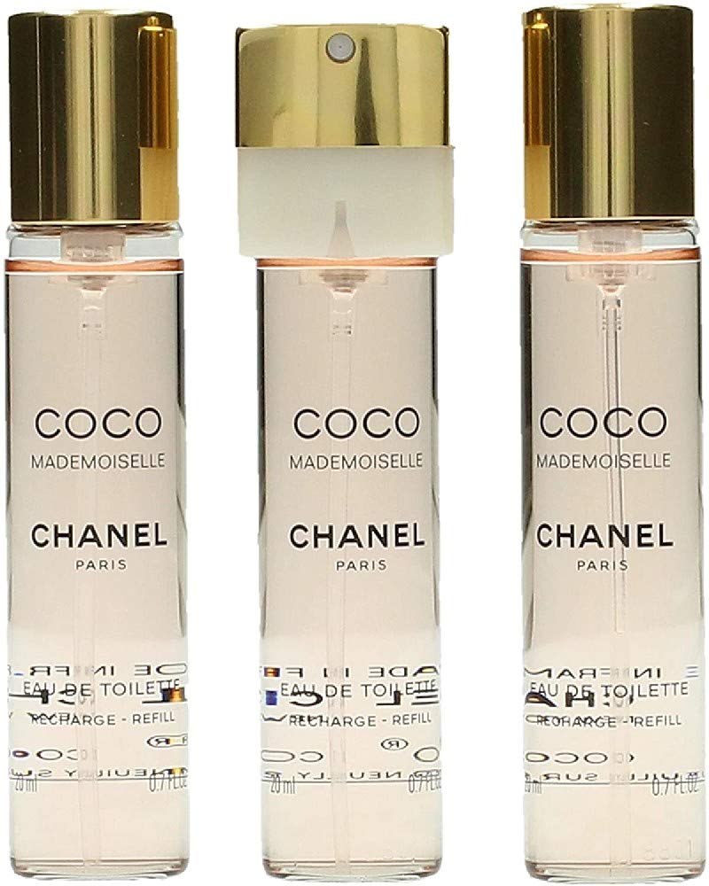 Version 1.0.0 Chanel - Coco Mademoiselle Twist & Spray Eau De Toilette Refill 3x20ml/0.7oz - Image 1