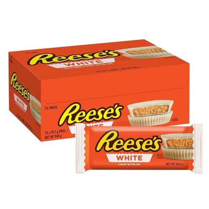 Reese's White Creme Peanut Butter Cups, 1.5 oz, 24 Count