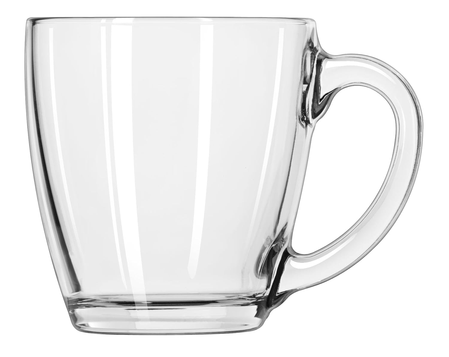 41xmvCyj7mL._SL1500_.jpg Libbey 15-1/2-Ounce Tapered Mug, Box of 6, Clear - Image 1