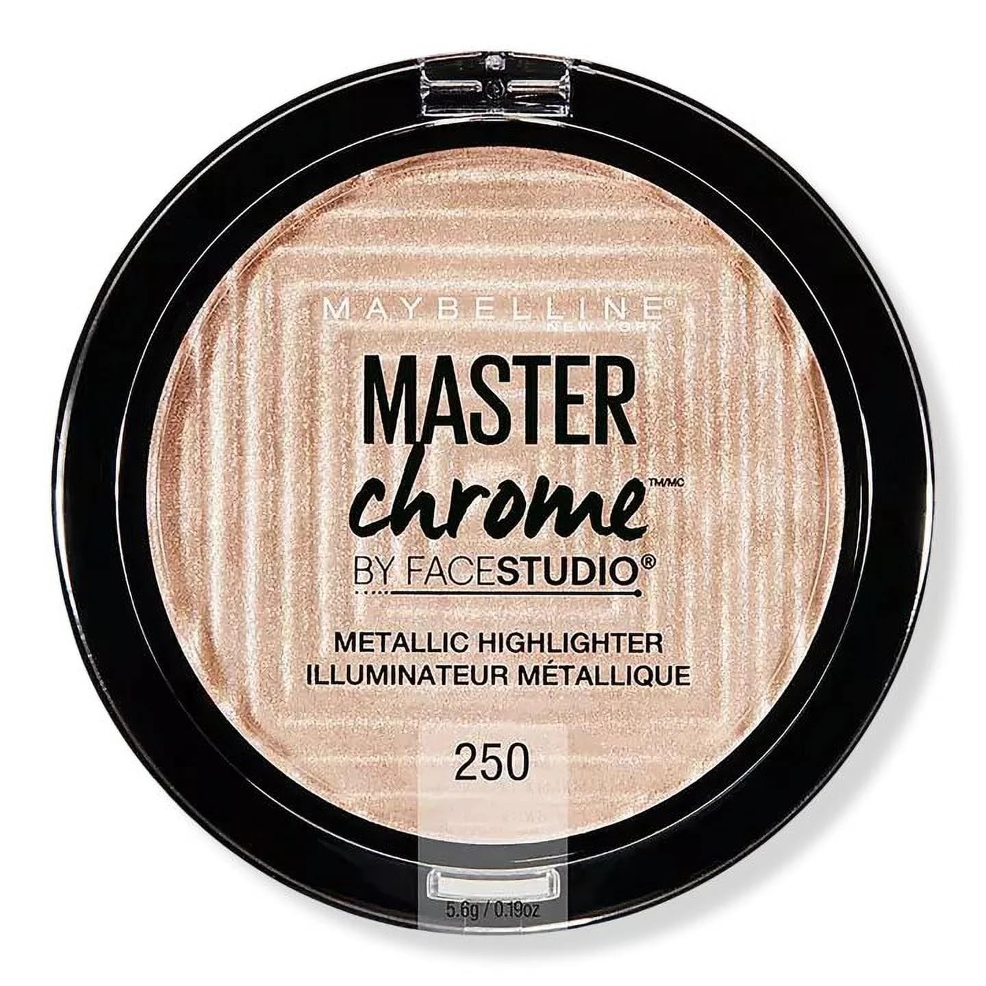 Version 1.0.0 Maybelline Master Chrome Metallic Highlighter, Molten Pearl 250, 0.19 oz - Image 1