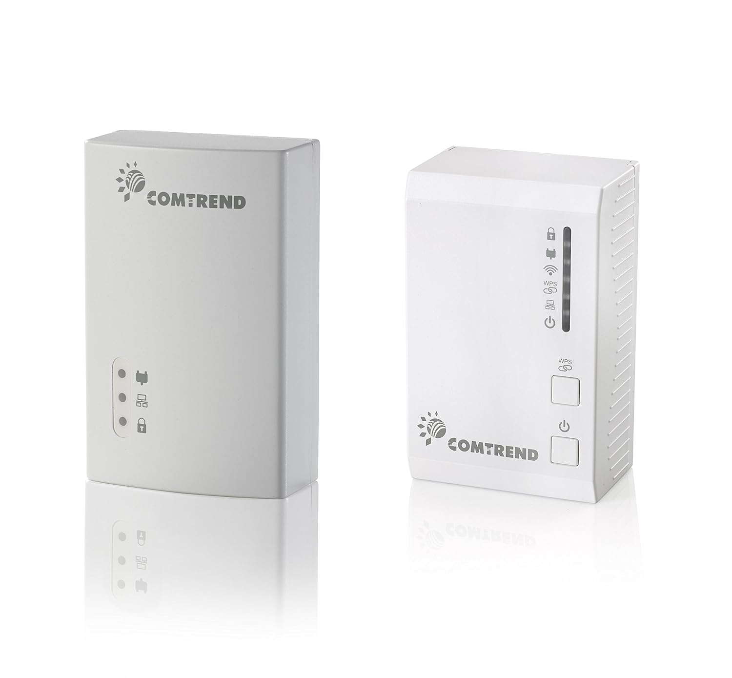 51elL1UknRL._SL1500_.jpg Comtrend G.hn Powerline Adapter Wi-Fi Combo Kit – 1.2Gbps Internet Extension with Fast Ethernet Ports & Reliable Wireless Coverage for Gaming, Home & Office Networking (PG-9171n & PG-9172) - Image 1