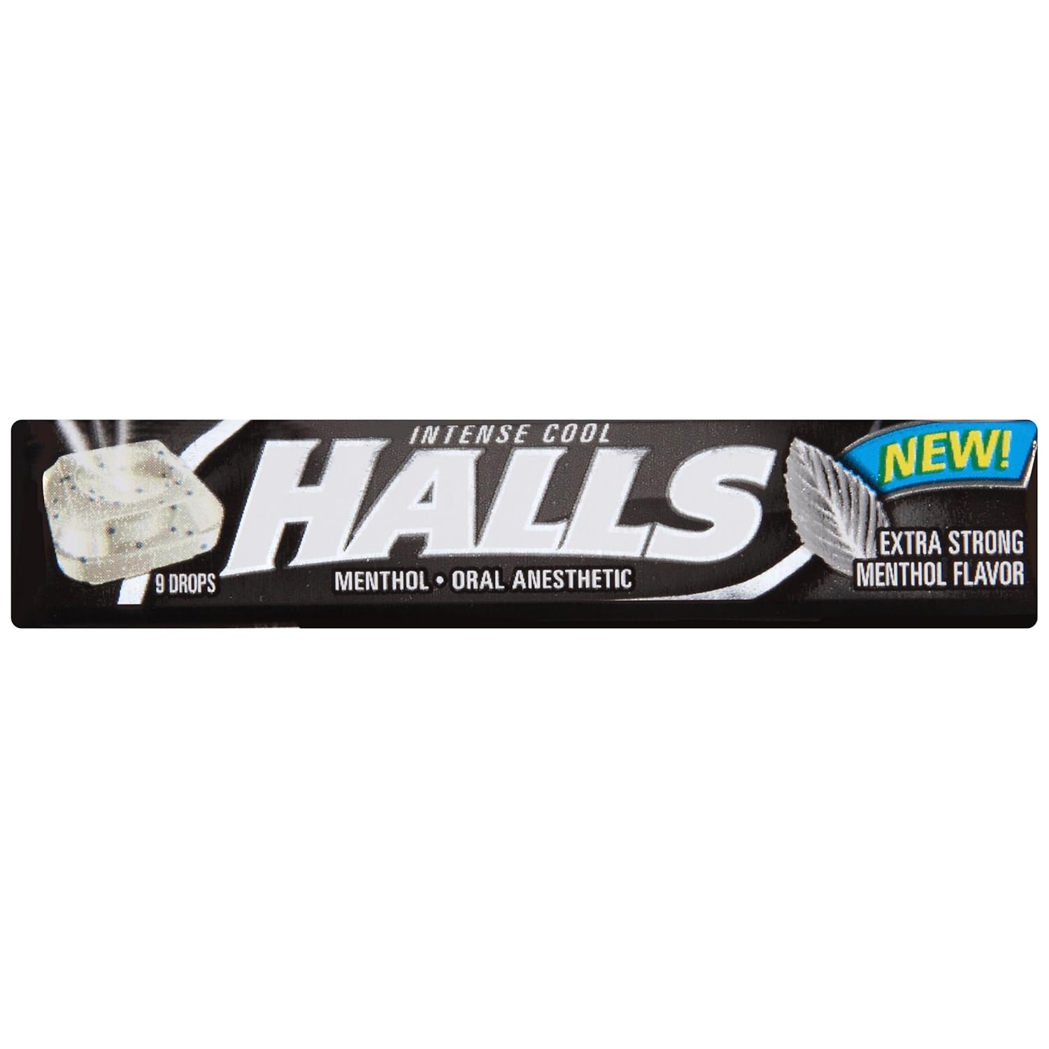 616zQX3804L._SL1500_.jpg HALLS Relief Max Strength Extra Strong Menthol Throat Drops, 20 Packs of 9 Drops (180 Total) - Image 1